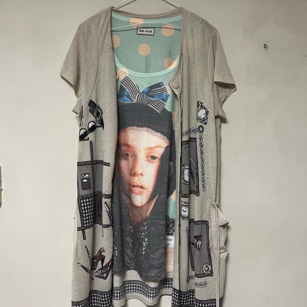 라떼갸루 y2k 모리 원피스 세트