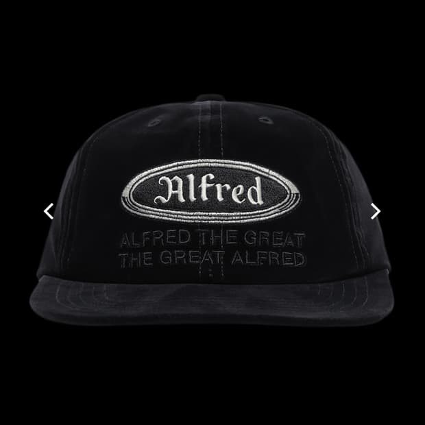 알프레드 FRED OG VELOUR CAP / BLACK
