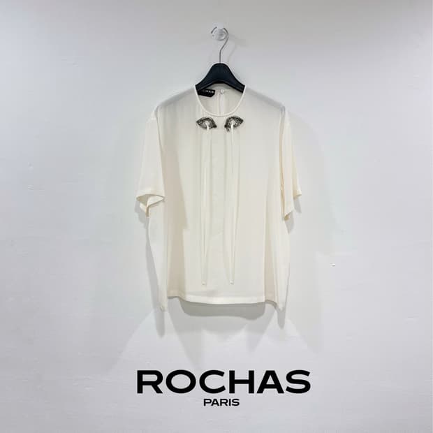 ROCHAS 로샤스 실크 블라우스
