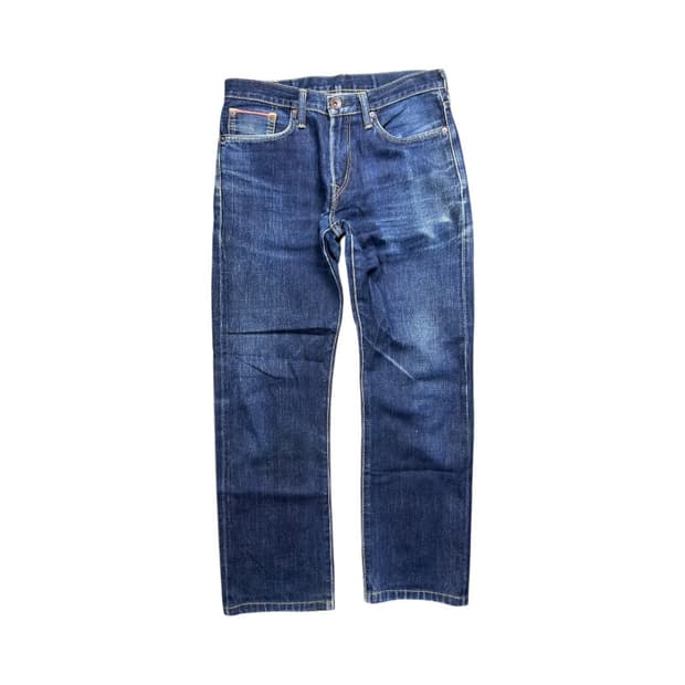 S) 에드윈 셀비지 인디고 신치백 데님팬츠 BD-048