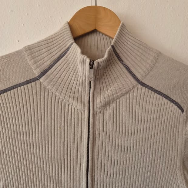 엠포리오 아르마니 남성 골지하프넥가디건 100L사이즈