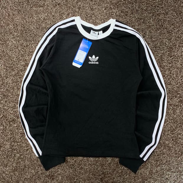 새상품 아디다스 파이어버드 삼선 긴팔 티셔츠 롱슬리브 XL