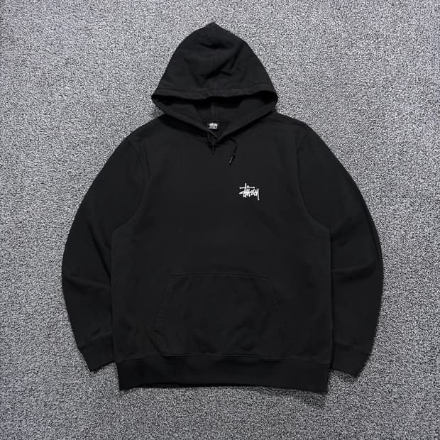 Name : 스투시 시그니처 후면 빅로고 블랙컬러 오버핏 후드티 :)