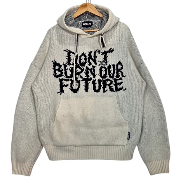 아조바이아조 후드 니트