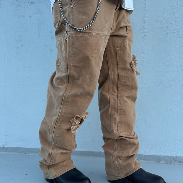 Vintage Carhartt Brown Duck Double Knee