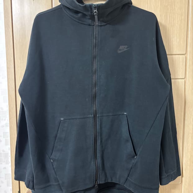 나이키 테크 후드집업 블랙