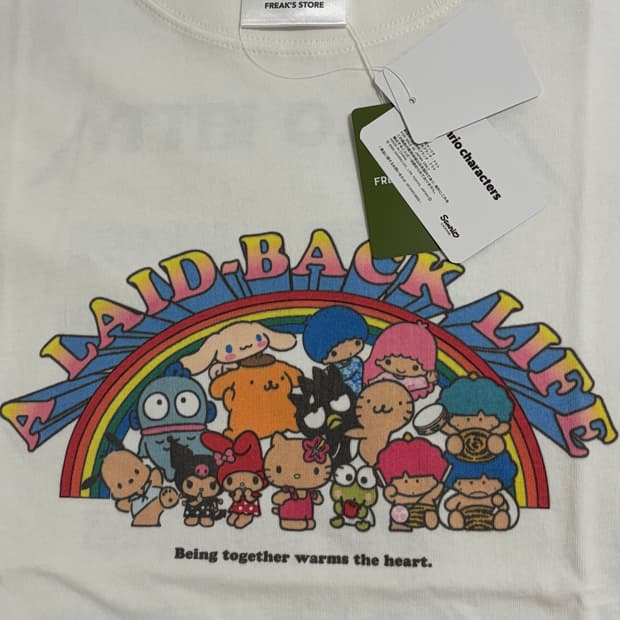 [품절제품/미개봉새상품] 프릭스스토어 X 산리오 반팔 티셔츠