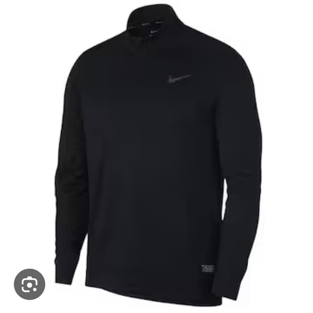 나이키 골프 블랙 하프집업 써마 레펠 긴팔 100