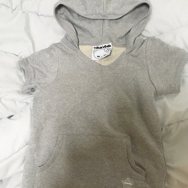 샬롬클럽 윙 후디 그레이 Wing hoody gray