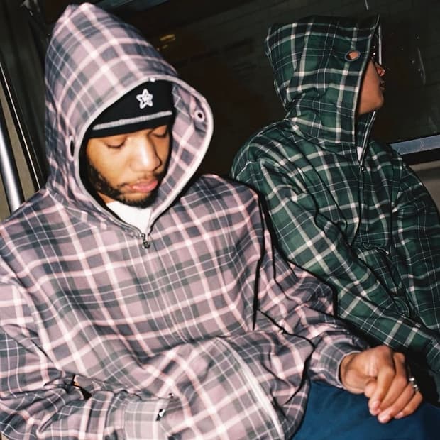 스타팀 체크후드 집업 구합니다