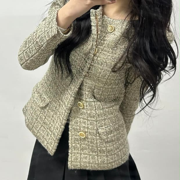 끌로에 트위드 자켓