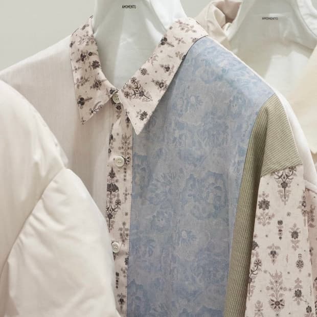 아모멘토 월페이퍼 셔츠 L