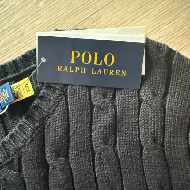폴로 니트 L size [새상품] 블랙