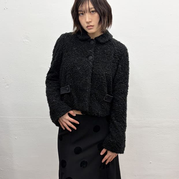 알레산드로 델라쿠아 부클 울 자켓