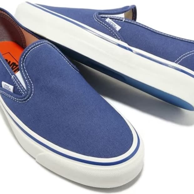 반스 애너하임 DECK 슬립온 (블루)