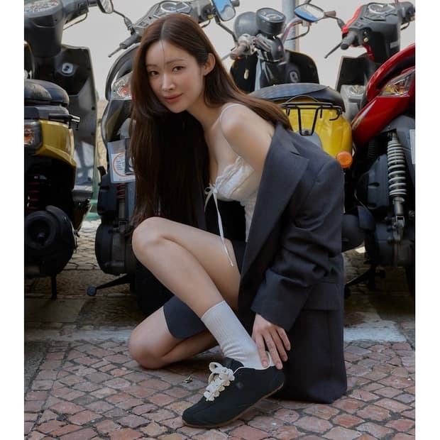 휠라 리트모 슬릭 lx 블랙 거의 새것
