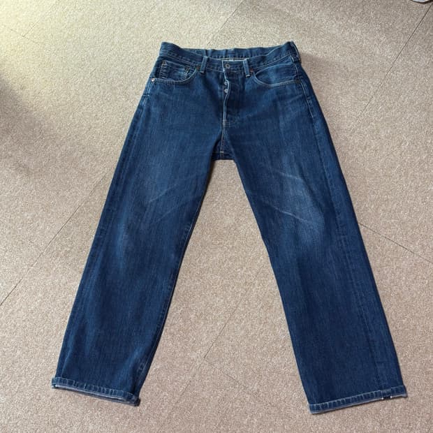 리바이스 503B 빅E 셀비지 데님 34x36