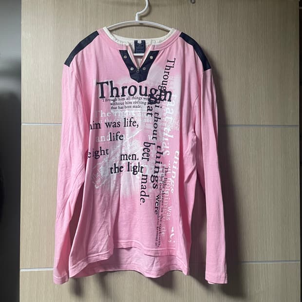 데스라이즈 구매 핑크 롱슬리브