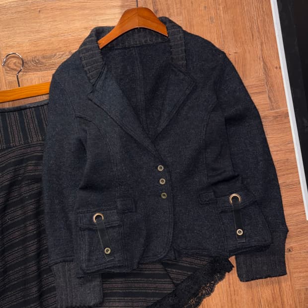 일본빈티지 디테일 모 자켓