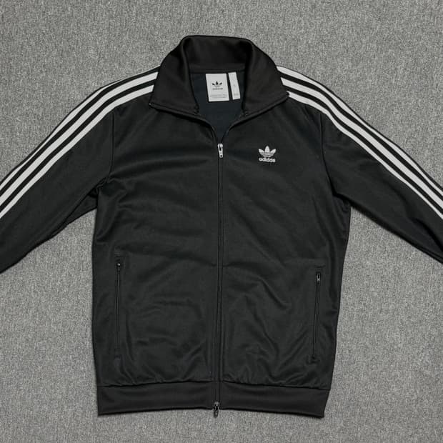 아디다스 2way 트랙탑 블랙