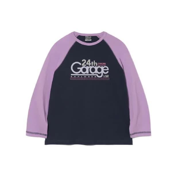 테켓 나그랑 티셔츠 Garage L/S Tee Navy