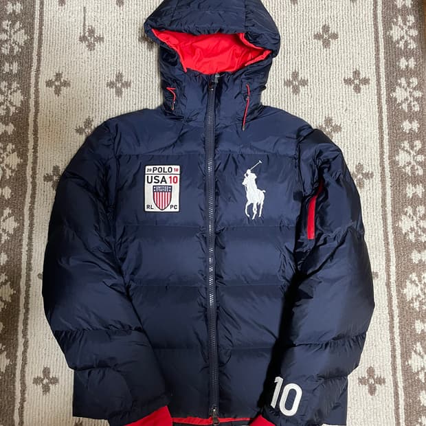 폴로 랄프로렌 빅포니 성조기 패딩