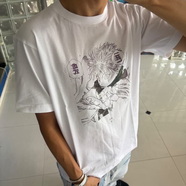 jujutsukaisen gojo print tee 주술회전 고조 티