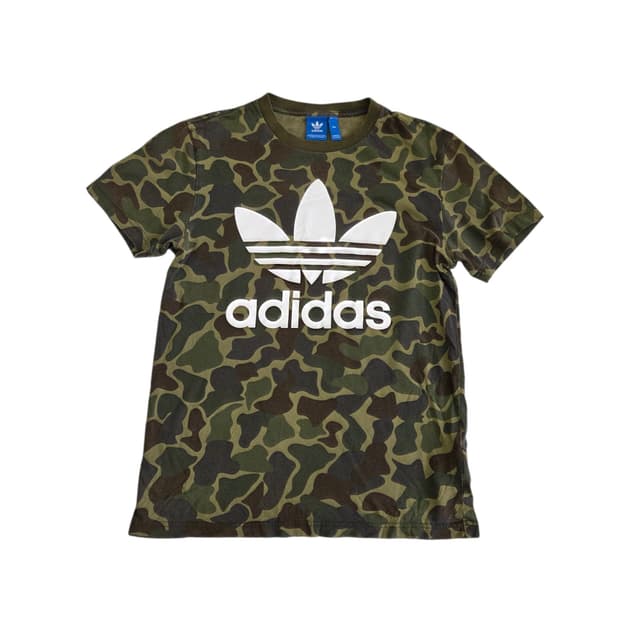 Adidas 아디다스 카모 빅로고 티셔츠