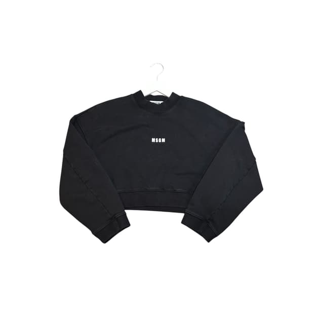 MSGM 여성 크롭 맨투맨 M사이즈