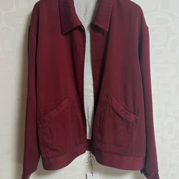 아프레쎄 실크 레이온 개버딘 자켓 레드 2 A.presse