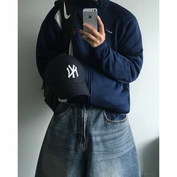 Nike 나이키 90s 올드스쿨 팀 트랙탑 져지