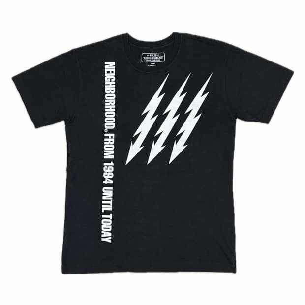 네이버후드 번개 대표 로고 반팔 티셔츠