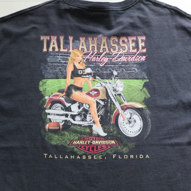 할리데이비슨 플로리다 핀업걸 반팔티 (2XL)