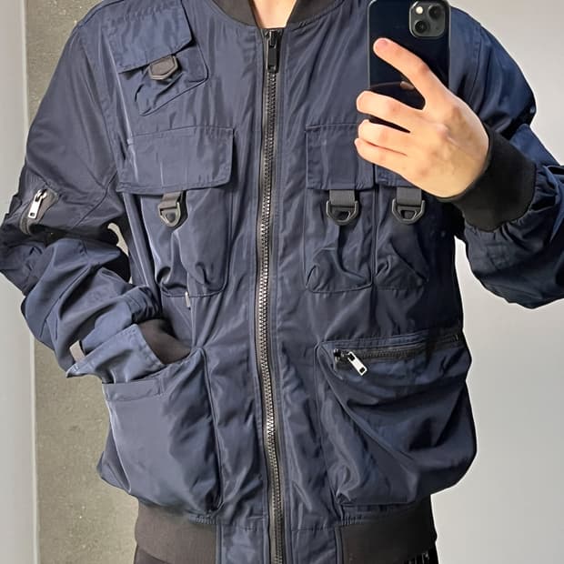 빈티지 유틸리티 포켓 자켓