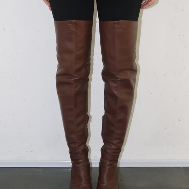 마르니 03AW 오버 더 니 부츠