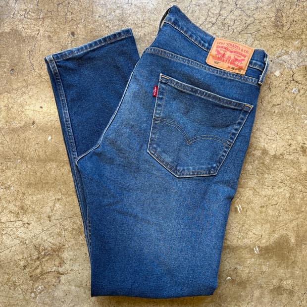 리바이스 502 워싱 데님