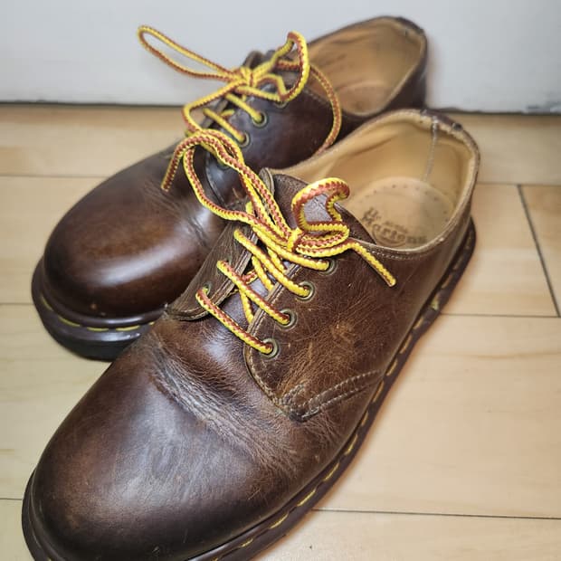 닥터마틴 잉글랜드 4홀 브라운 더비슈즈 (230)