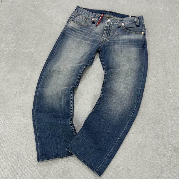 청바지 데님팬츠 남성 빈티지 워싱진 504 34