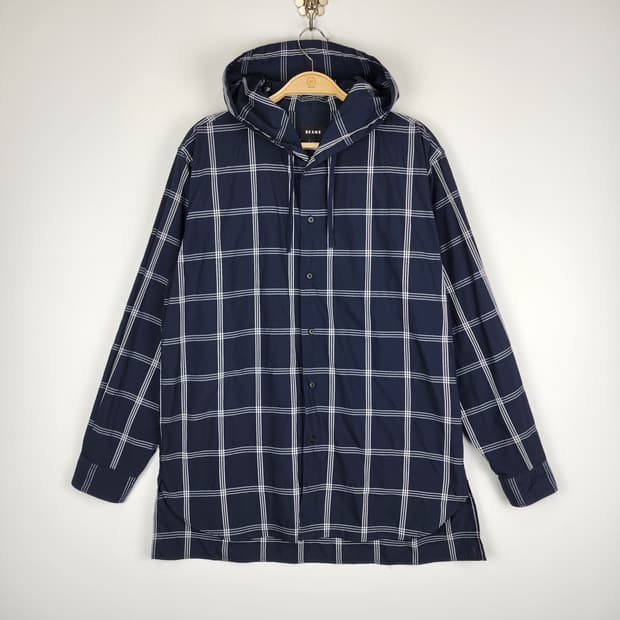 BEAMS 후드 셔츠