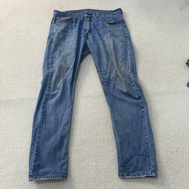 [W34 L32] 리바이스 502 워싱 데님팬츠 0106T1