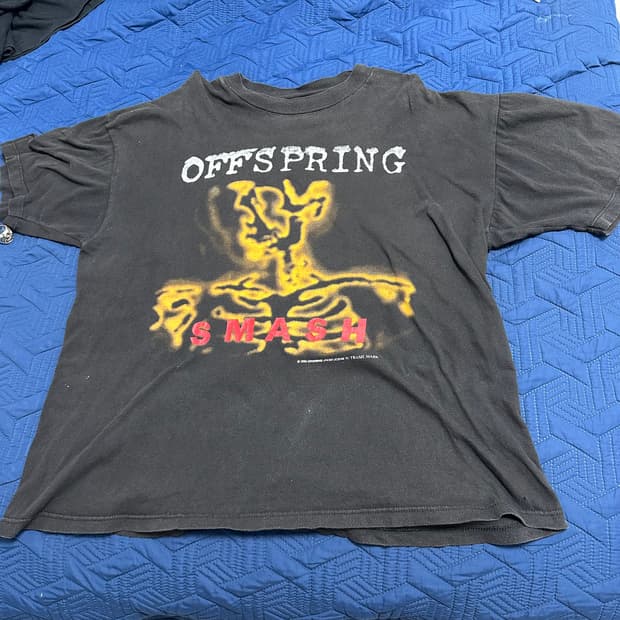 [XL] 90s the offspring smash 빈티지 밴드티