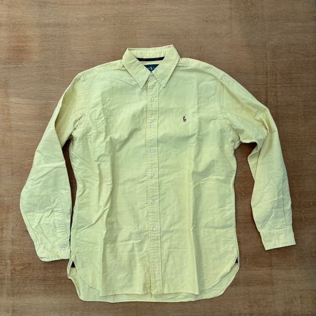 Polo Ralph Lauren Yellow Oxford Shirt폴로
