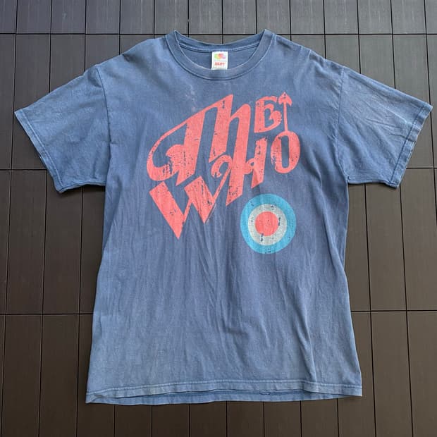 (L) 빈티지 the who 핀볼 위자드 더후 밴드티 티셔츠