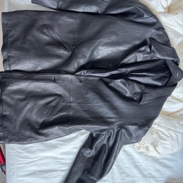 26ss 유스youth 워시드 레더 자켓 S