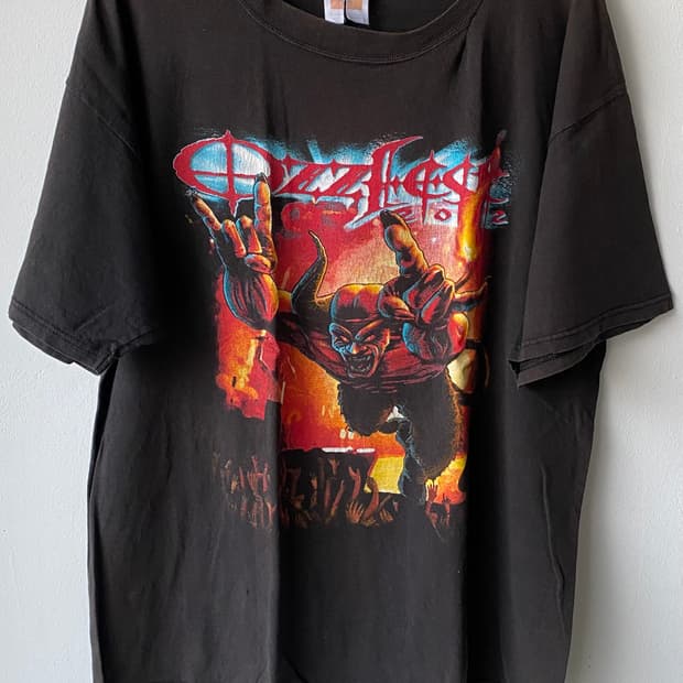 빈티지 2002 오즈페스트 투어 티셔츠 2xl xxl