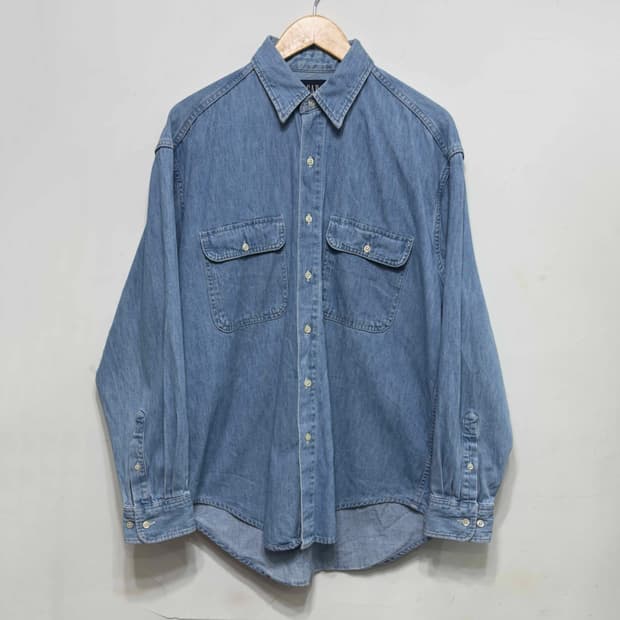 올드 갭 데님 긴팔 셔츠