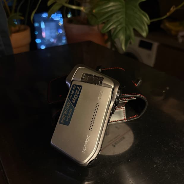 산요 작티 HD 캠코더 실버 풀구성