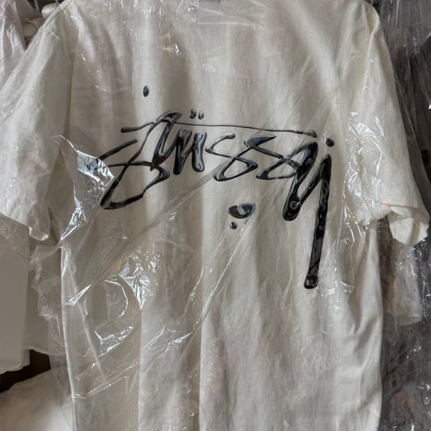 스투시 머큐리 티셔츠 Stussy Mercury T-Shirt Whit