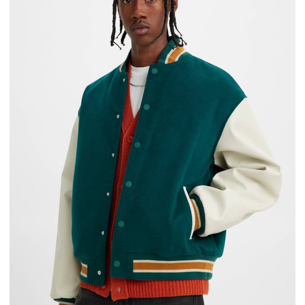 Levis 레터맨 바시티 자켓