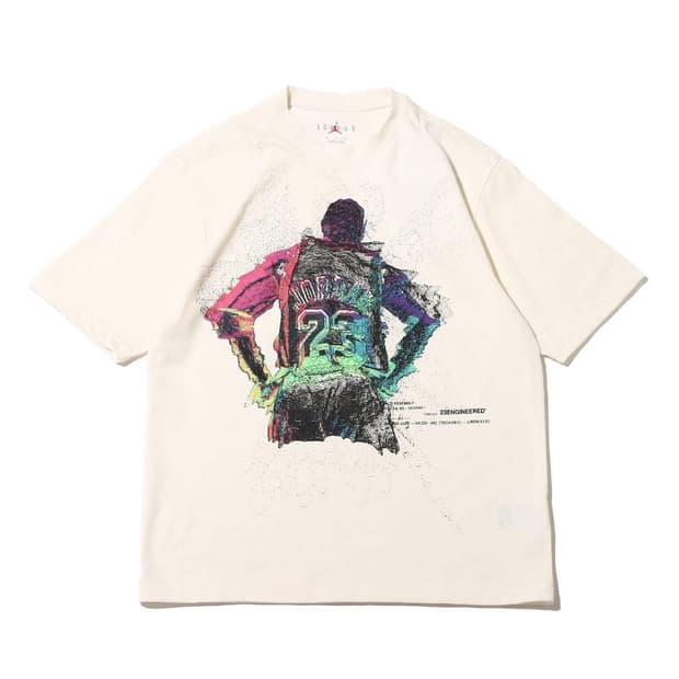 3XL 나이키 조던 23 엔지니어드 프린팅 빅사이즈 반팔티